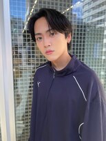 ハニー 町田(HONEY) 韓国マッシュスパイキーショートスペインカールブルーブラック3
