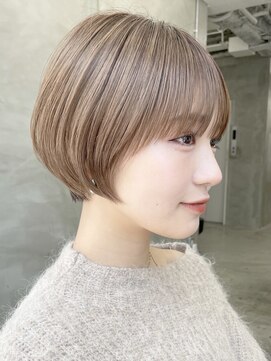 ウールバイレガーレ(uul by Legare/a) 大人ショートボブ丸みショートマッシュショートカット前髪あり