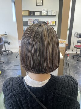 ランタナ(Lantana) 白髪ボカシハイライト【地毛ハイライト】