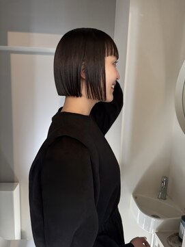 ビューズ(VIEWS) 黒髪切りっぱなしミニボブ美髪バイカルテトリートメント