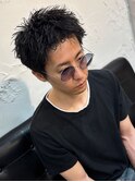 ▽クセ毛風ニュアンススパイキーショート