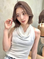 ロンドヴァリー 渋谷店(Lond vallee)&nbsp;オリーブグレー/ボブ/前髪/レイヤー/小顔/髪質改善/縮毛矯正渋谷