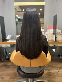 リッツファミリーズ ニコ本原店(RIT FAMILY Z)の写真/髪質改善メニューを豊富にご用意♪思わずずっと触っていたくなるような艶髪に。サロン帰りの感動をお届け◇