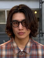 フィフス 神南(fifth)&nbsp;渋谷ミディアムセンターパートニュアンスパーマワンカールパーマ