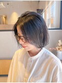 外はねショートボブ