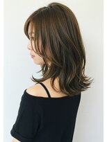 アントワープトーキョー(antwerp TOKYO)&nbsp;30代40代50代外ハネミディアムレイヤー髪質改善酸性ストレート