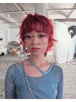 デイト(Dayt.)&nbsp;オレンジヘア/ショートウルフ/ウルフパーマ