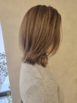 ヴィサージュメゾン(VISAGE maison)&nbsp;レイヤーボブ×サンドベージュ