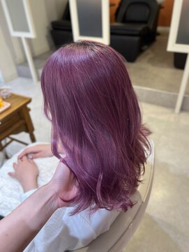 スペックホルダーミミ(Spec Holder mimi) ペールピンク×イルミナカラー10.12デザインカラー