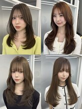 ☆ブリーチなしダブルカラー☆透明感カラー