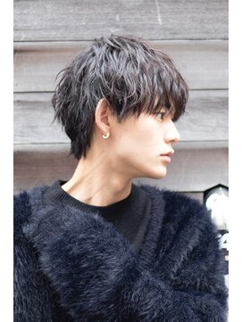 ヴェイン 渋谷(vain) ツーブロ波巻きメンズカット渋谷メンズ美容室k