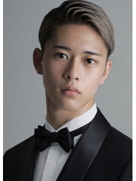 にもう リバースセンターパート/刈り上げセンターパート/サーフカール9