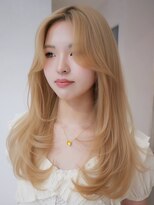 シェノン 表参道(CHAINON)&nbsp;表参道/着物ヘア/ダークアッシュ/ミディアムレイヤーカット/渋谷