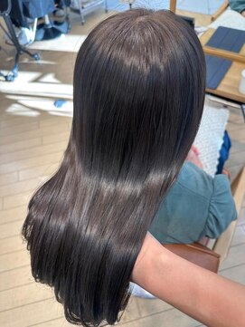 ユニ バイ マグ 長野店(Uni.by Mag) 美髪ストレート×髪質改善◎艶髪ロング暗髪