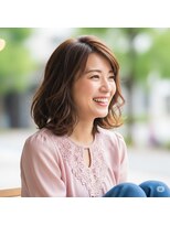 ネイヴスヘアー 福工大駅前店(Neivs Hair)&nbsp;大人可愛いゆるふわミディー