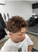スパイキーピンパーマ[成田駅/Men's/メンズカット/パーマ]