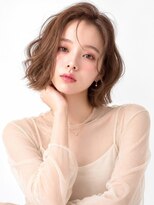 ルービック 和歌山(Rubik's)&nbsp;ふんわり外ハネボブ×センターパートで大人可愛い
