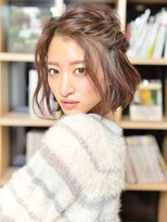 ケーツー心斎橋 クイーンズガーデン バイ ケーツー(K two QUEEN'S GARDEN by K two) 【K-two心斎橋】ゆるナチュボブ~ラフねじりアレンジ~