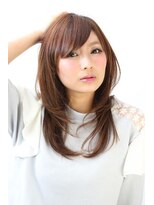 アース 平塚店(HAIR & MAKE EARTH) ナチュラルレイヤーストレート【EARTH平塚店】