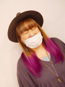 シャイニー ヘアー ダイス(SHINY HAIR DaiCe) パープルグラデーションカラー