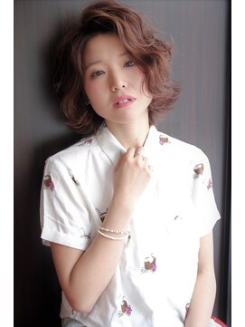 ヘアーアンドメイク シーク 吉祥寺(HAIR&MAKE SeeK) 【簡単スタイリング】小顔バングショートボブ