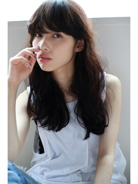 ラべリー 池袋(LOVELEY) 【 LOVELEY 】厚めバングセミディ × ナチュラルブラウン