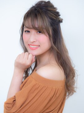 オーブ ヘアー ビーヴ 調布店(AUBE HAIR beve) お呼ばれ♪ゆるハーフアップ