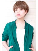 OCEAN Hair&Life藤原純]マニッシュショート×アッシュベージュ☆