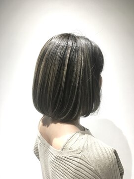 アディクト 綾瀬(ADDICT) 【ADDICT_YuuYa】コントラストバレイヤージュ_ロートーンベース