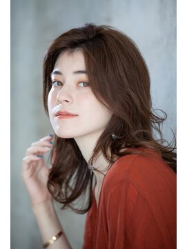 シェルベアー 銀座四丁目(Shell Bear) ナチュラルミディアム×大人ミディアム×ウェーブ 20代30代40代