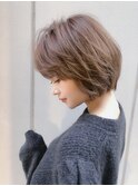 【フォルテ千鶴】大人可愛いひし形ショート　髪質改善