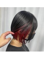 ゴート(GOAT)&nbsp;インナーカラー/レッド/ダブルカラー/ブリーチカラー