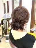 外ハネワンカール#ショコラベージュ#奏の杜#京成津田沼#ボブルフ