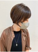 【morio熊本】大人女性のハイライトショート.k