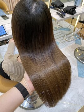 ロンドプランタン 恵比寿(Lond Printemps) 【Lond佐野】ショコラアッシュ ヘルシースタイル ストレート