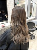 グレージュカラー/シルキーベージュ/韓国風ウェーブ[吉祥寺]