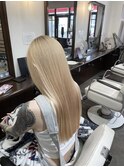 透明感抜群×艶感つるつるブロンドカラー【別府】