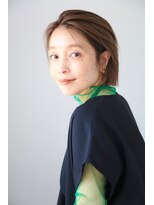 ガーランド (Garland)&nbsp;大人ボブ/ショートボブ/マチルダボブ/ピンクベージュ/卵型