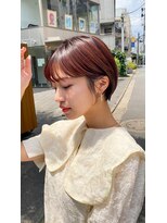 アンバー 池袋(amber)&nbsp;まるみショート/前髪カット/美髪/ピンクベージュ[池袋駅]