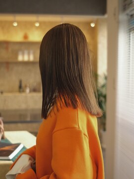 ジュール(JOULE'S) 大人ロングストレートヘアベージュブラウン