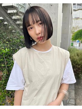 ローウェ 新百合ヶ丘(Louwe) レイヤーボブショート髪質改善白髪染め