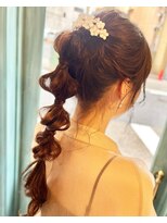 サーティーン(THIRTEEN)&nbsp;ロングをいかして♪アップスタイル(^^)