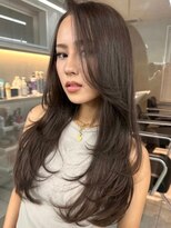 シエロビューティー(CIELO beauty)&nbsp;ハイライトカラーミルクティーベージュレイヤーカット