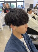 *メンズマッシュ/波巻きスパイラルパーマ/水戸/学割/眉毛*