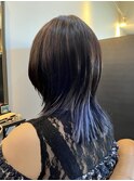 インナーカラーパープル