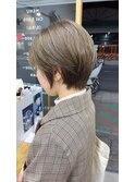 オリーブカラー×ショートカット～秋冬ver～