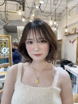 ロンドアベニール 北千住(Lond avenir) 小顔顔周り　レイヤーカット　髪質改善　ブリーチなし　ボブルフ