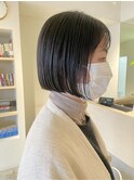【CROP】切りっぱなしボブ