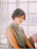 くせ毛風ショートボブレイヤー★20代30代40代50代