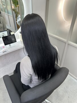 アレンヘアー 梅田店(ALLEN hair) ブルーブラック/髪質改善カラー